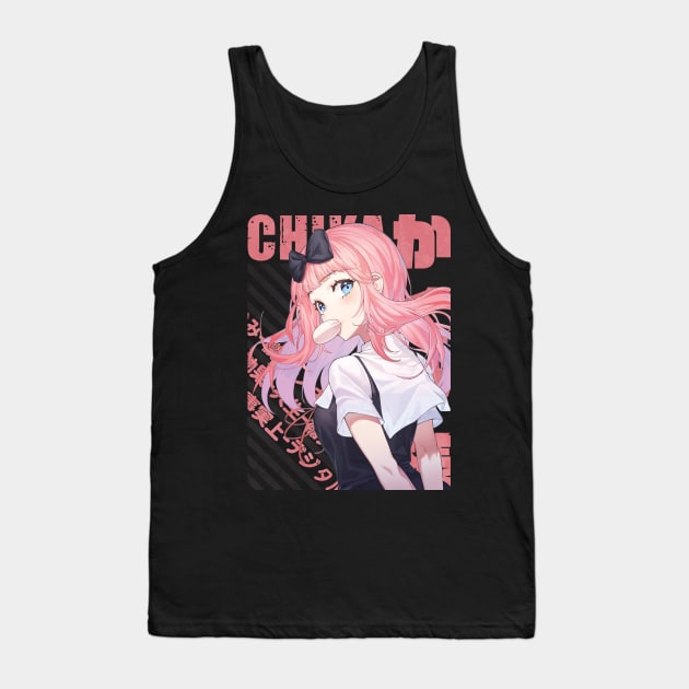 Kaguya-sama - Chika Fujiwara Tank Top by Recup-Tout